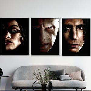 Impressões de arte dos magos vilões das trevas: conjunto de 3 (download digital)