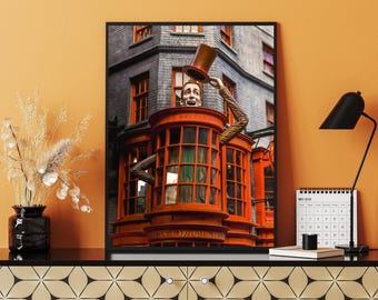 Weasley Wizard Shop Poster: Whimsical Twins Art (digital Download