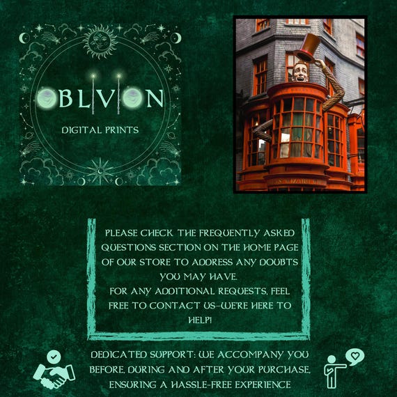 Weasley Wizard Shop Poster: Whimsical Twins Art (digital Download