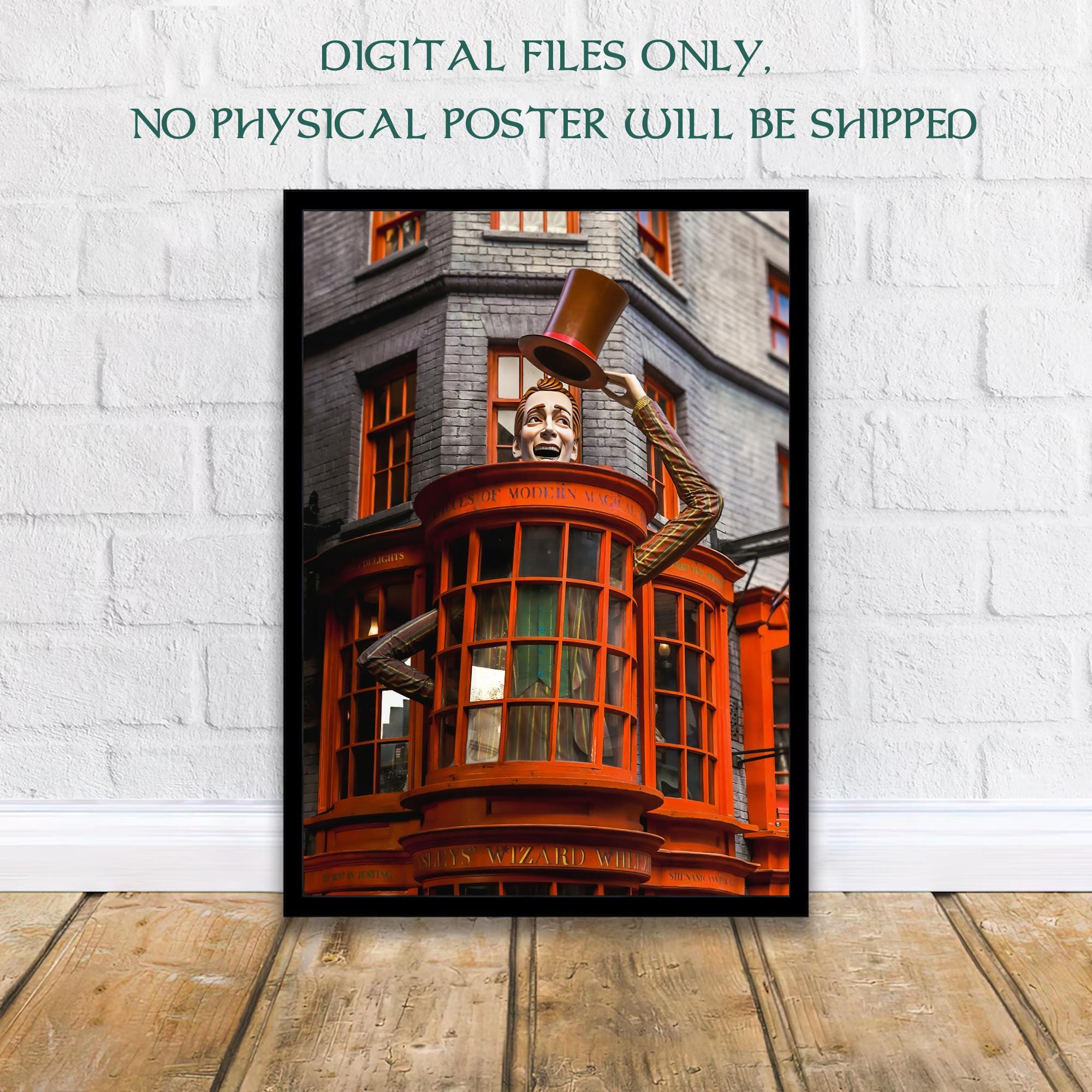 Weasley Wizard Shop Poster: Whimsical Twins Art (digital Download