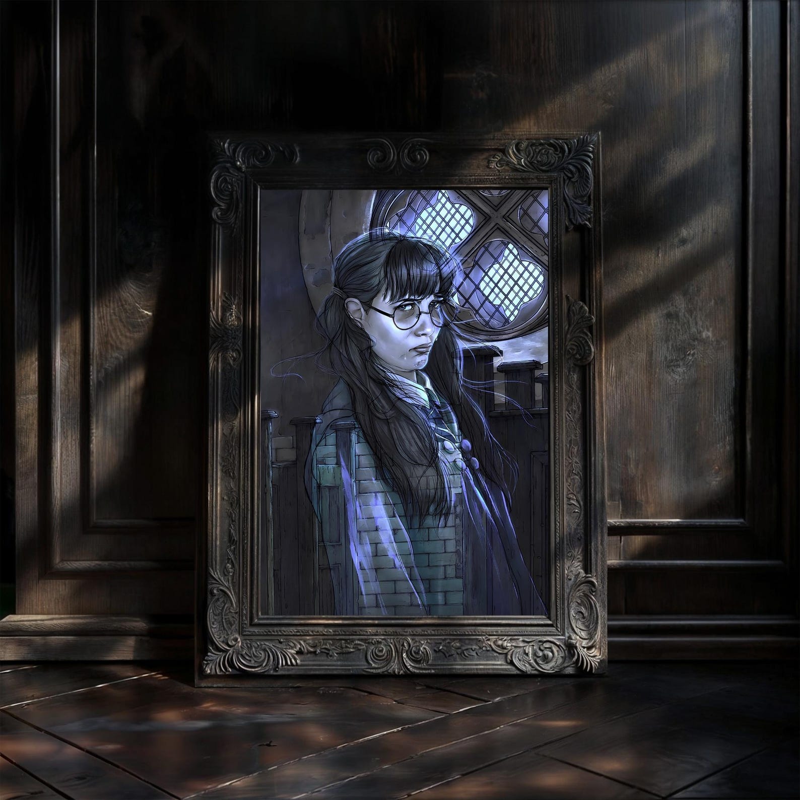 Myrtle Ghost Art Print: Wizard Home Decor (digital Download) - Etsy