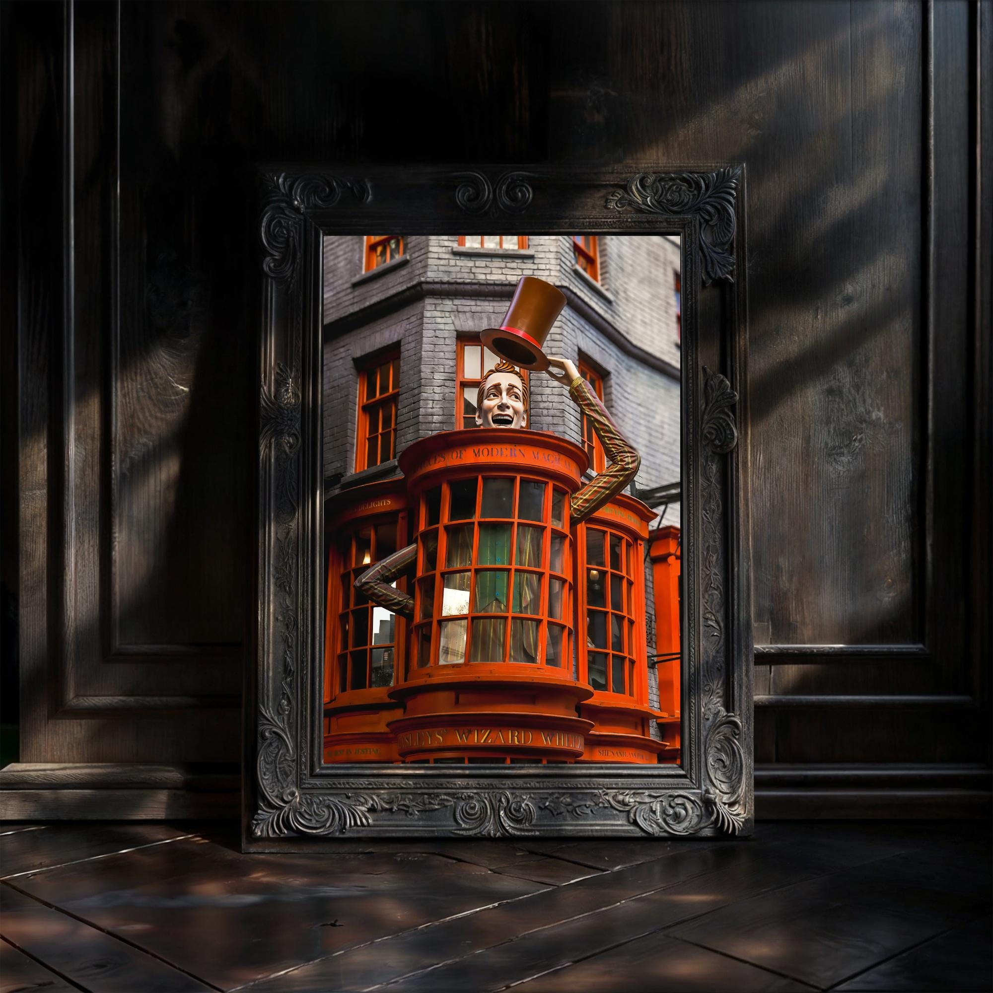 Weasley Wizard Shop Poster: Whimsical Twins Art (digital Download