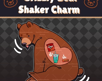 Bear Shaker Charm [In-stock]