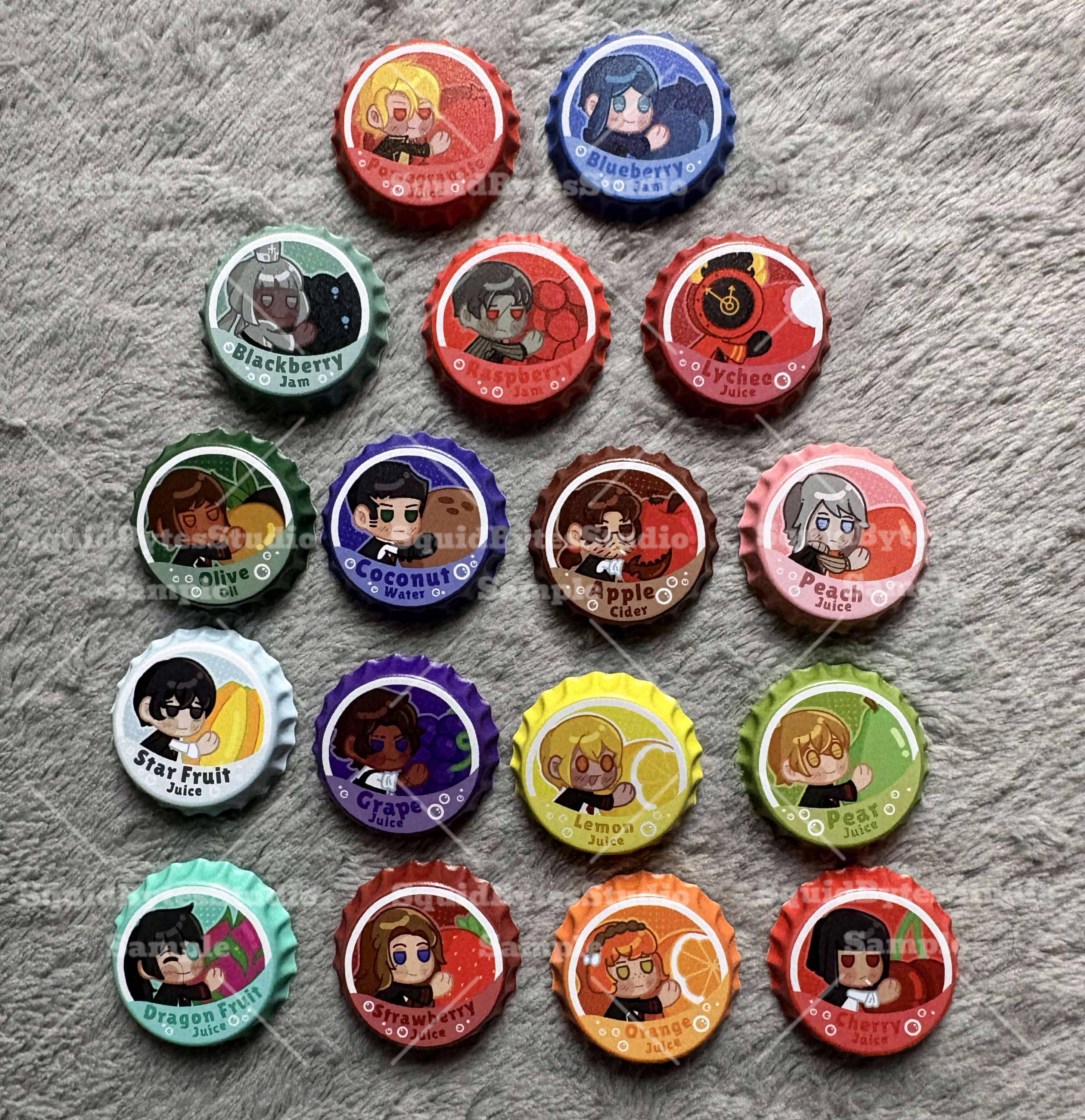Limbus Company Bottlecap Buttons [in-stock] - Etsy