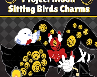 Project Moon Sitting Bird Charm [In Stock]