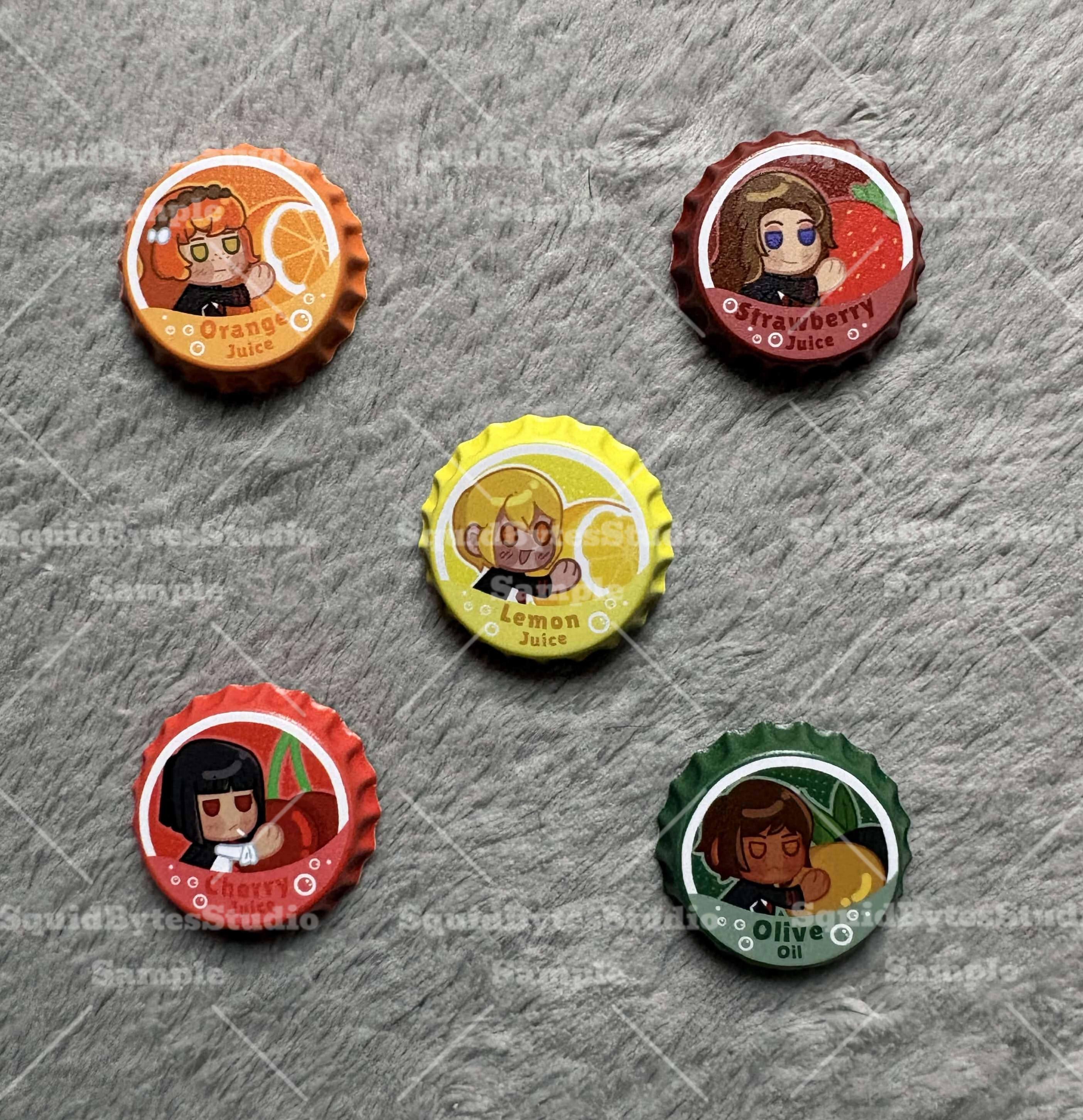 Limbus Company Bottlecap Buttons [in-stock] - Etsy