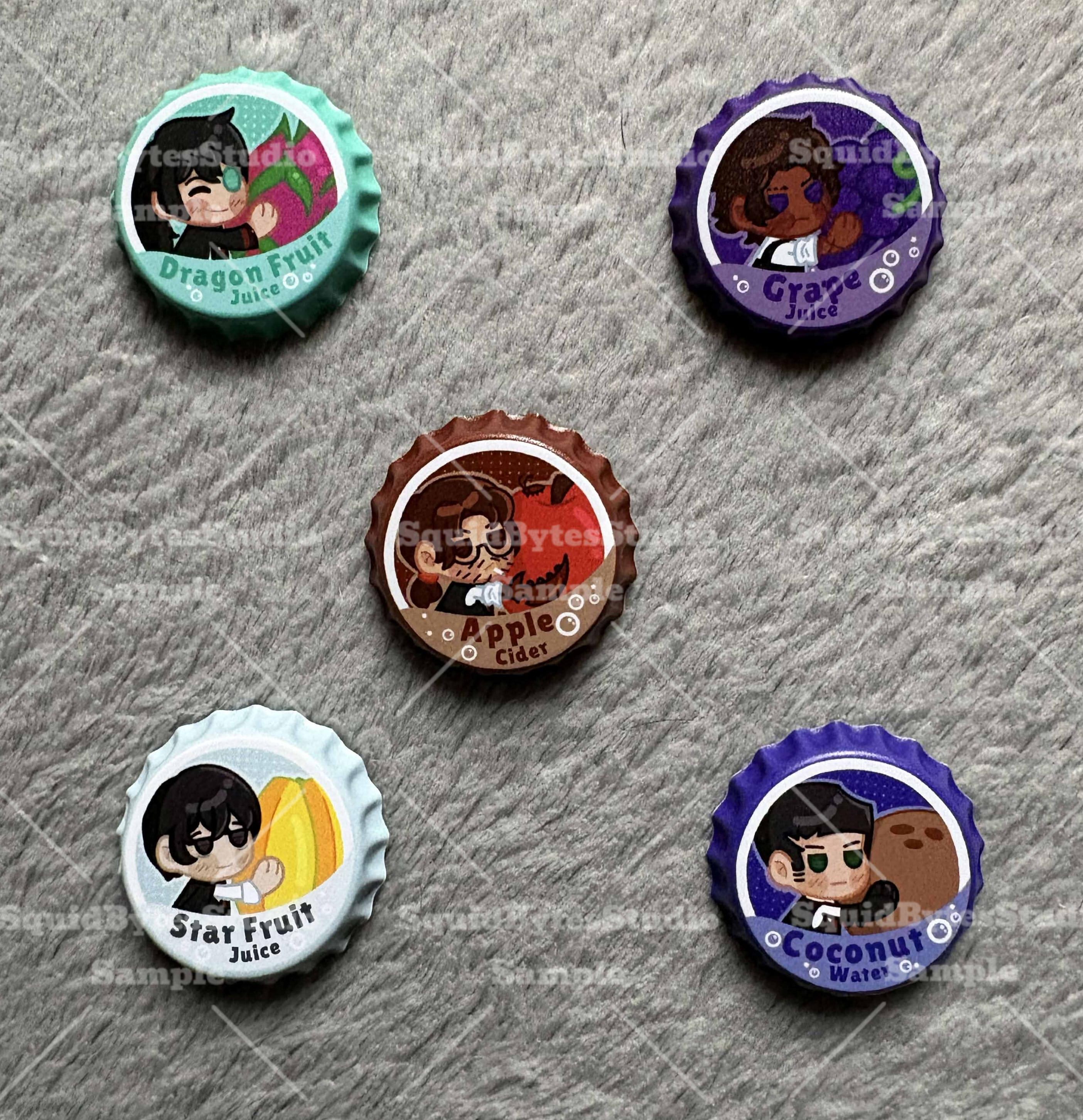 Limbus Company Bottlecap Buttons [in-stock] - Etsy
