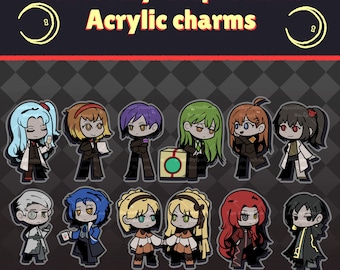 Lobotomy Corporation Acrylic Charms [In Stock]