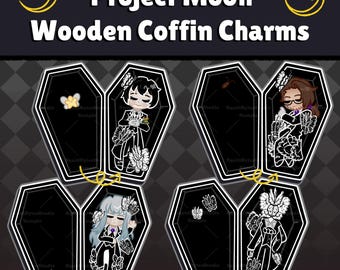 Project Moon Wooden Coffin Charms [In-Stock]