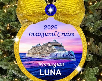 Personalized Norwegian Cruise Ornament: All Ships, cruise keepsake, cruise memento, gift, souvenir