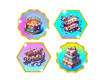 BIRTHDAY Cruise Magnets, Cabin Decoration, accessory set