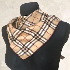 バーバリー シルクスカーフ スカーフ 100% シルク