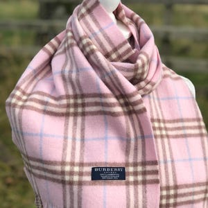 Burberry Rosa Halsduk Ny (helt ny)