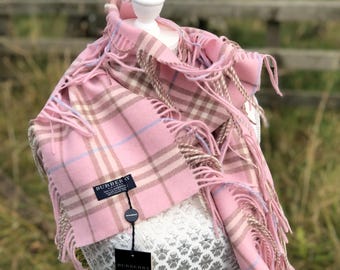 Burberry Pink Happy Scarf New - Etsy