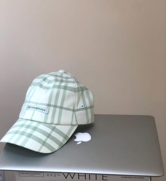 ヴィンテージグリーンバーバリーベースボールキャップ新品 - Etsy 日本