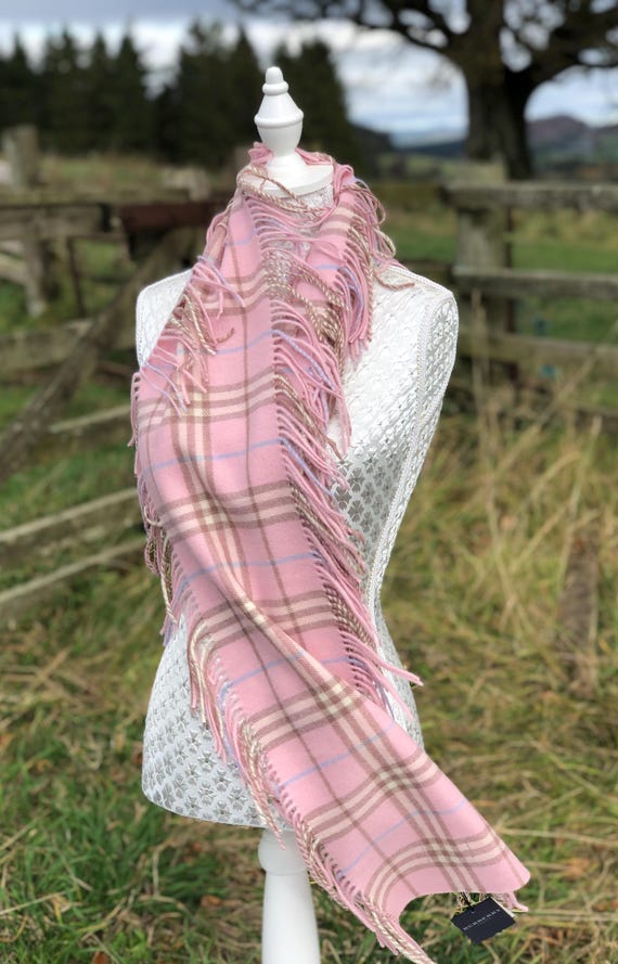 Burberry Pink Happy Scarf New - Etsy