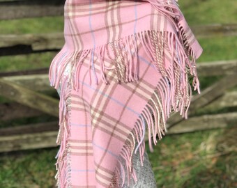 Burberry Pink Happy Scarf New - Etsy