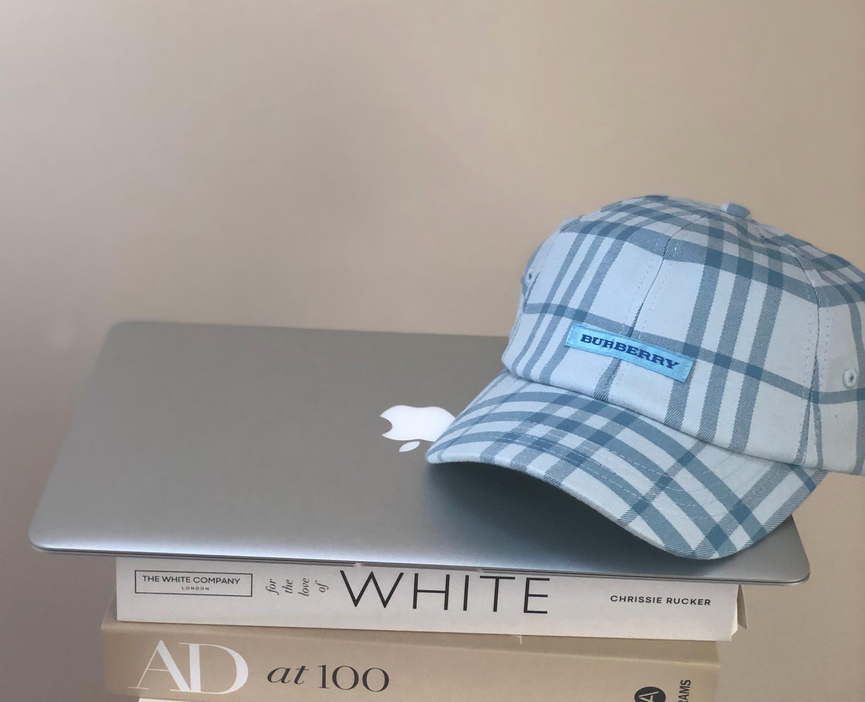 Vintage Blue Burberry Baseball Cap Brand New - Etsy