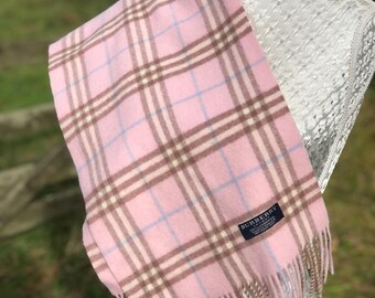 Burberry Pink Scarf New - Etsy