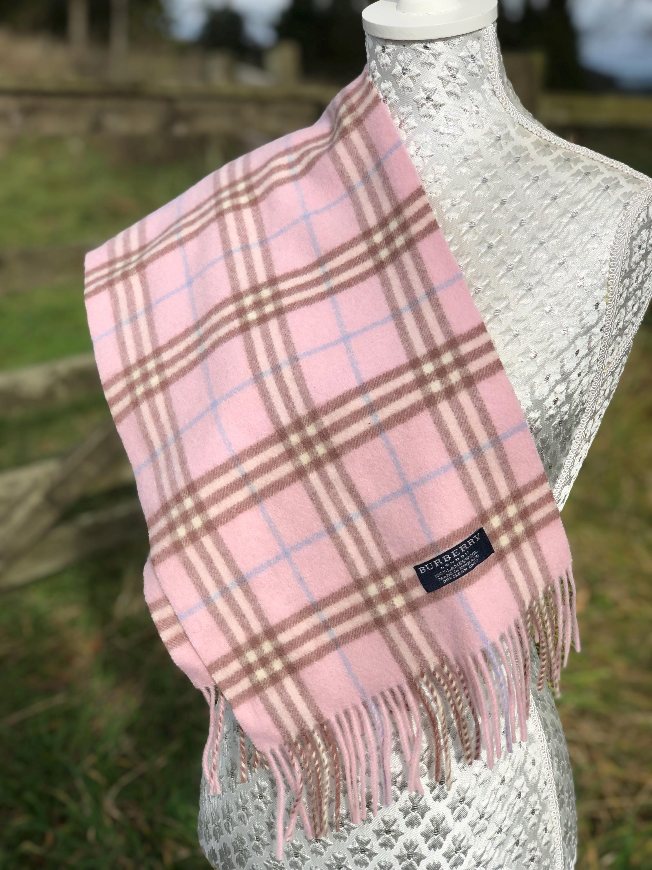 Burberry Pink Scarf New( Brand New ) - Etsy