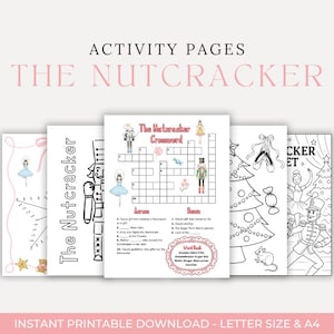 Nutcracker Activity Coloring Pages | Christmas Coloring Games