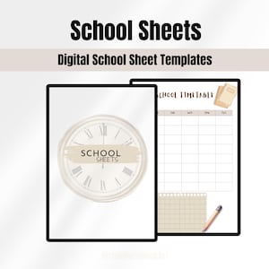 Printable School Schedule Digital Lesson Plan Lesson Plan Time Table School Daily Schedule Class Timetable Homework Tracker Log