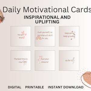 100 Positive Affirmations Printable Inspirational Cards Digital Motivation Cards Uplifting Affirmation Quotes Inspiration Quotes