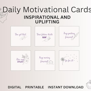100 Positive Affirmations Printable Inspirational Cards Digital Motivation Cards Uplifting Affirmation Quotes Inspiration Quotes