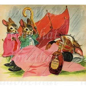 Drunk Bunny ist jeden Tag eine Grußkarte zum Vatertag