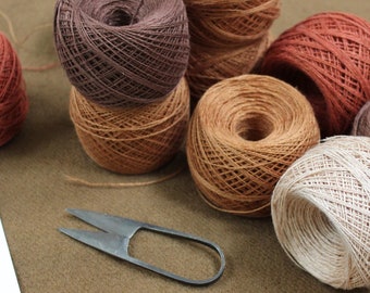 HILO DE LINO NATURAL / Histórico, costura, artesanía, vikingo, romano, época medieval