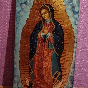 Icon of Our Lady of the Blessed Virgin of GUADALOUPE