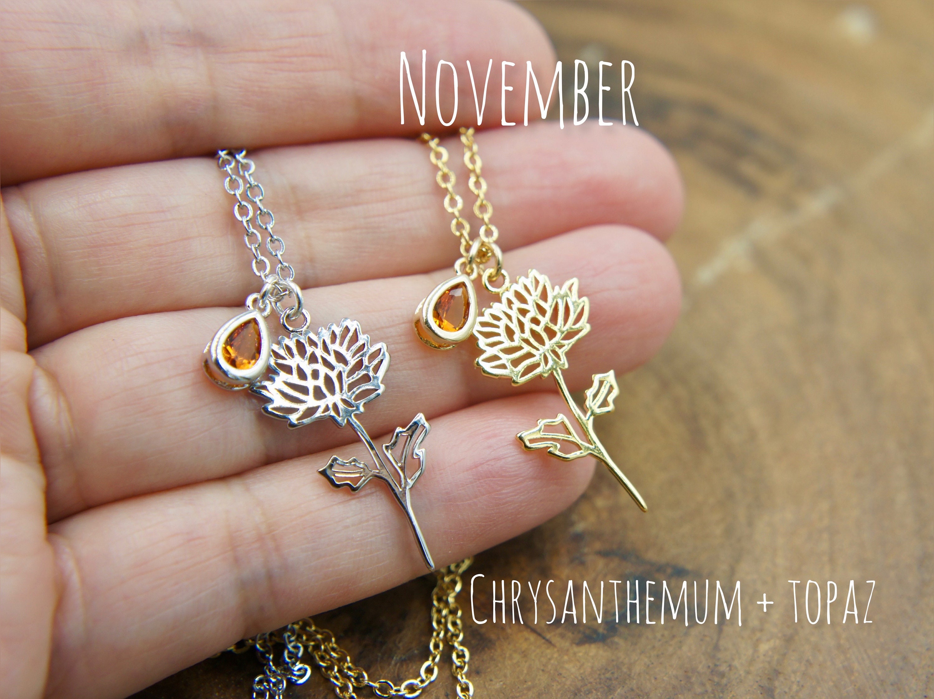 Chrysanthemum jewelry clearance