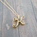 see more listings in the Gold letter necklaces section