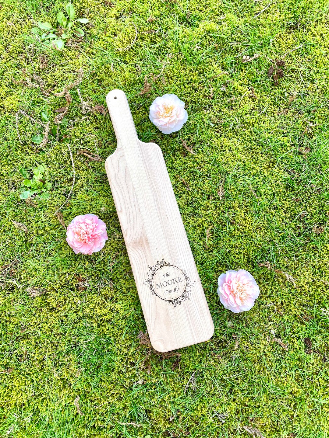 Personalized Cheese and Bread Board, Baguette Board, Appetizer, Custom