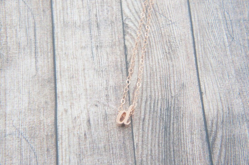 Cursive Rose Gold Letter Alphabet Initial d | Etsy