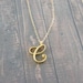 see more listings in the Gold letter necklaces section