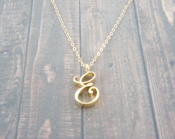 Capital Cursive Gold Letter Alphabet 