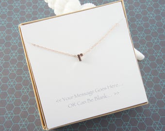 Rose Gold Letter, Alphabet, Initial  "r" necklace, birthday gift, lucky charm, layered necklace