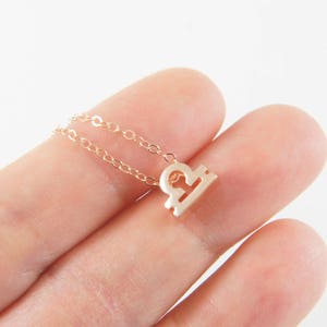 rose gold zodiac Libra necklace, April May birthday gift, custom personalized, gift for women girl, minimalist, simple necklace, layered image 3