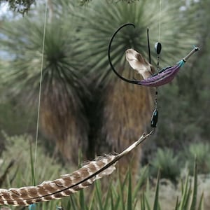 Devils Claw Bird Feather Mobile