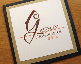 unique graduation announcement square graduation etsy