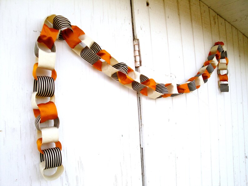 Halloween Garland Trick or Treat Garland RIBBON Etsy