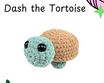 Gehaakt schildpadpatroon – chenille amigurumi knuffel (pdf)