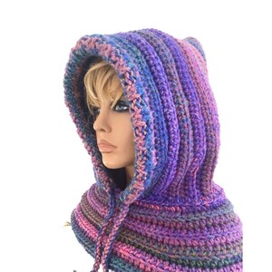 Crochet Pixie Hood Cowl