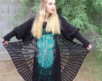 Stevie Nicks, Raven Wings, Spiderweb, Mandala, Tunic Vest, Gauntlets, Crochet PATTERNS, Crochet Pattern Bundle, Renaissance Clothing, Coats