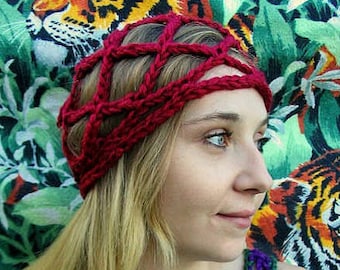 Romantic Renaissance Juliet Hat Crochet PATTERN Instant Download