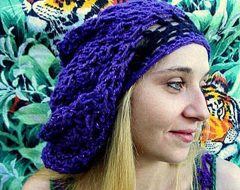 Renaissance Hat, Medieval Hat, Slouchy Renaissance Hat, Crochet Hats, Ren Fair Hats, SCA Clothing,