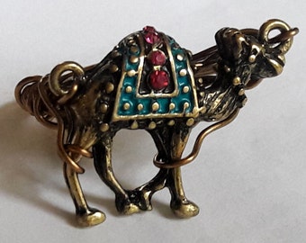 Antique Style Ring, Jeweled Camel Ring, Custom Made Ring, Camel Jewelry, Camels, Exotic Jewelry, Animal Jewelry, Nature Rings, Animals