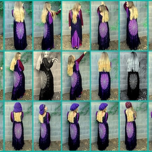 Halloween Costumes, 3 Crochet PATTERNS, Spiderweb Costumes, Raven Wings, Spiderweb Mandala, Tunics, Long Vest Pattern, Halloween Patterns