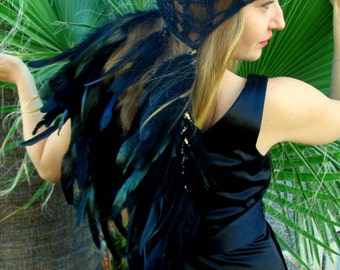 Stevie Nicks Rhiannon Replica Feathered Hat Choose Your Color